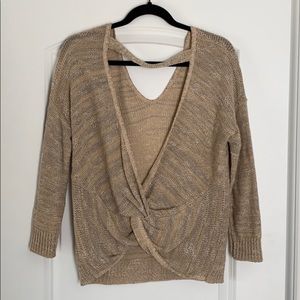 Daytrip Cutout Back Sweater